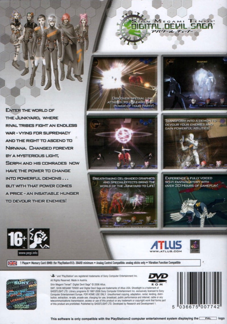 Capa do jogo Shin Megami Tensei: Digital Devil Saga