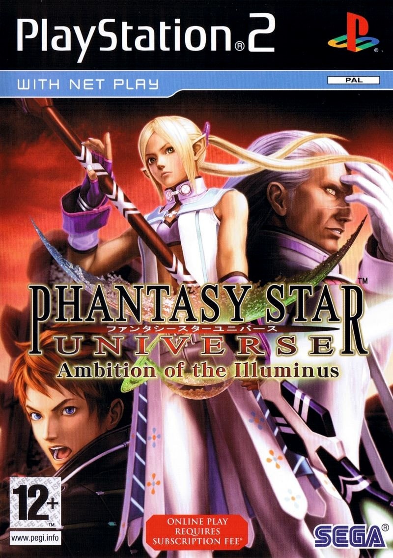 Capa do jogo Phantasy Star Universe: Ambition of the Illuminus
