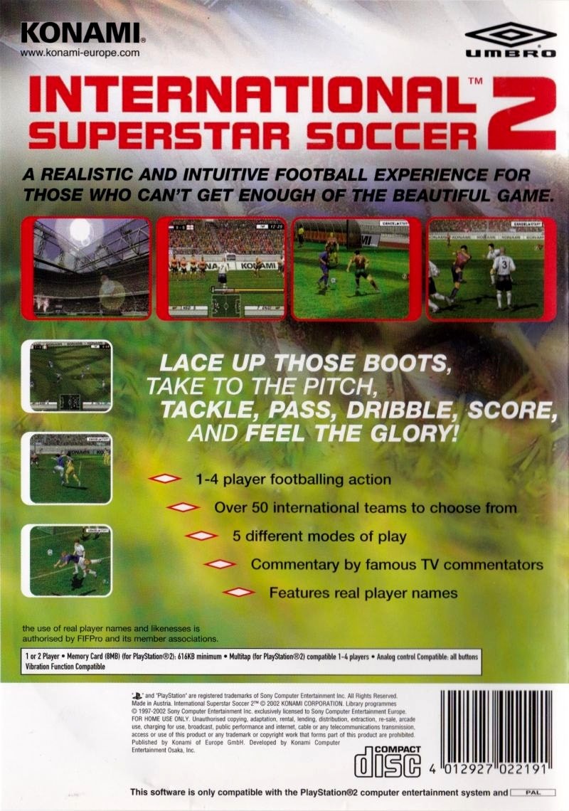 Capa do jogo International Superstar Soccer 2
