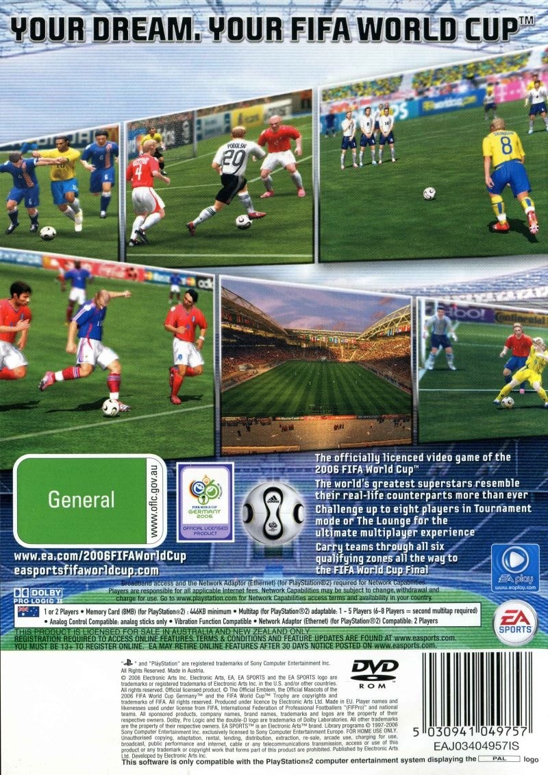 Capa do jogo FIFA World Cup: Germany 2006