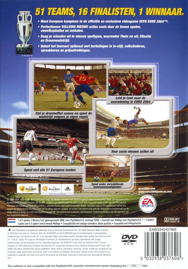 Capa do jogo UEFA Euro 2004 Portugal