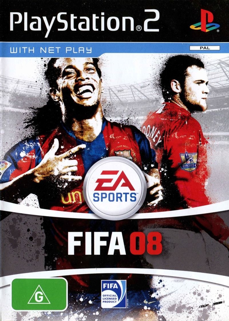 Capa do jogo FIFA Soccer 08