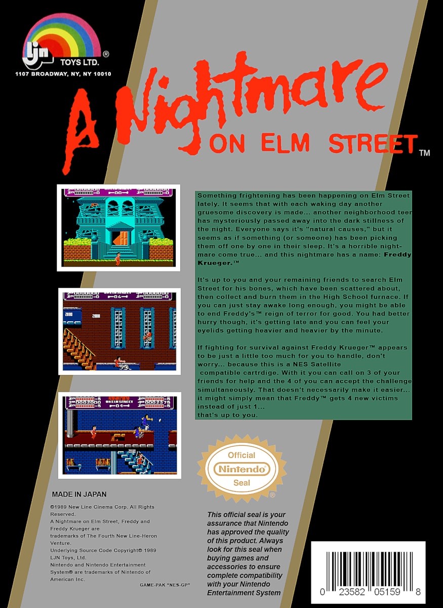 Capa do jogo A Nightmare on Elm Street