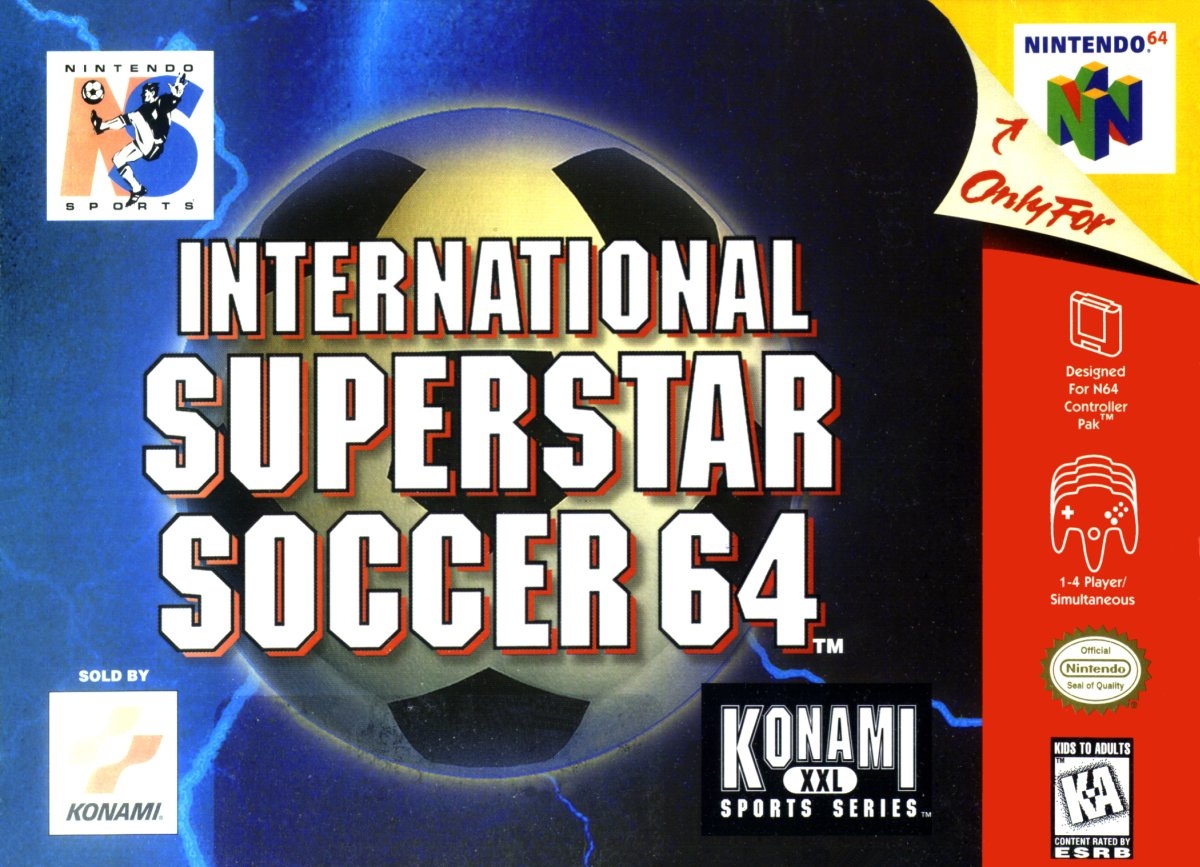Capa do jogo International Superstar Soccer 64
