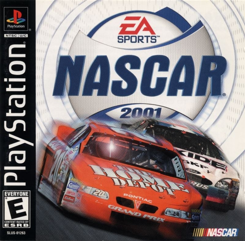 Capa do jogo NASCAR 2001