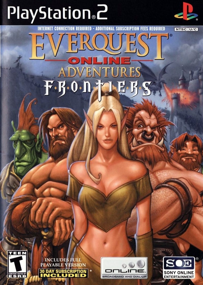 Capa do jogo EverQuest Online Adventures: Frontiers