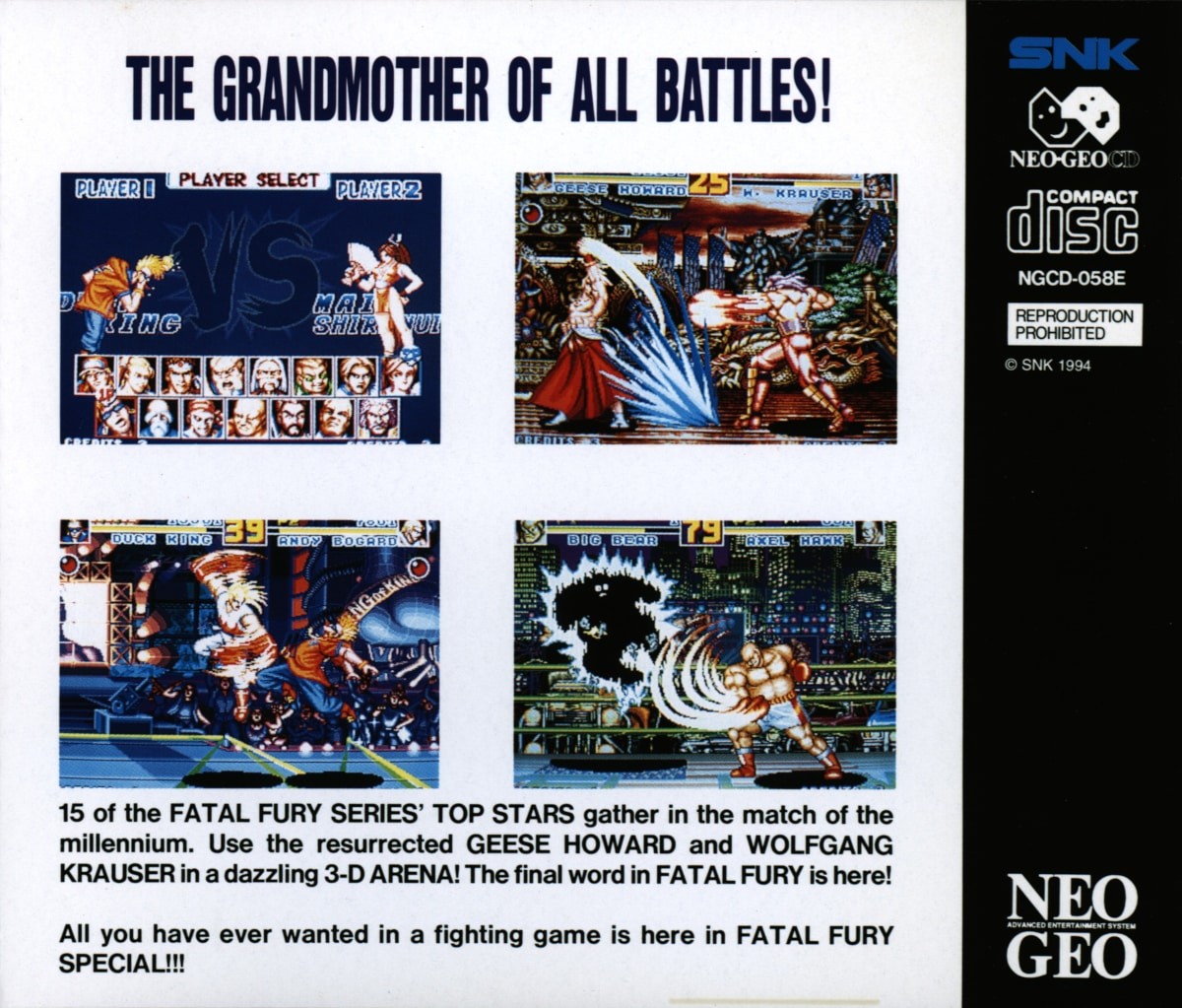 Capa do jogo Fatal Fury Special