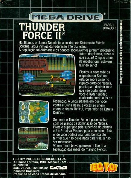 Capa do jogo Thunder Force II