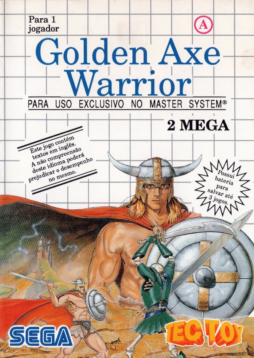 Capa do jogo Golden Axe Warrior