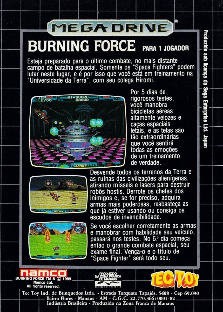 Capa do jogo Burning Force