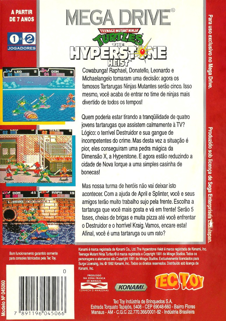 Capa do jogo Teenage Mutant Ninja Turtles: The Hyperstone Heist