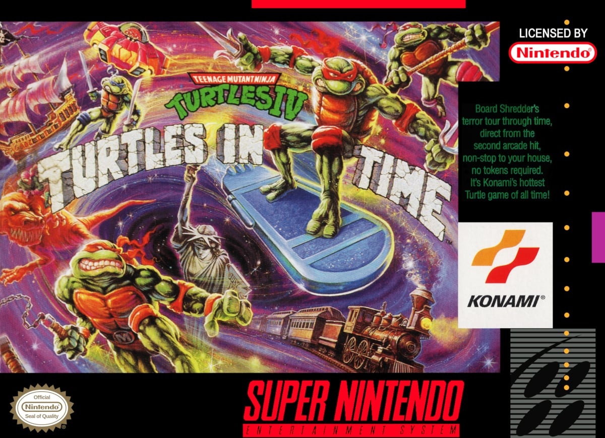 Capa do jogo Teenage Mutant Ninja Turtles: Turtles in Time