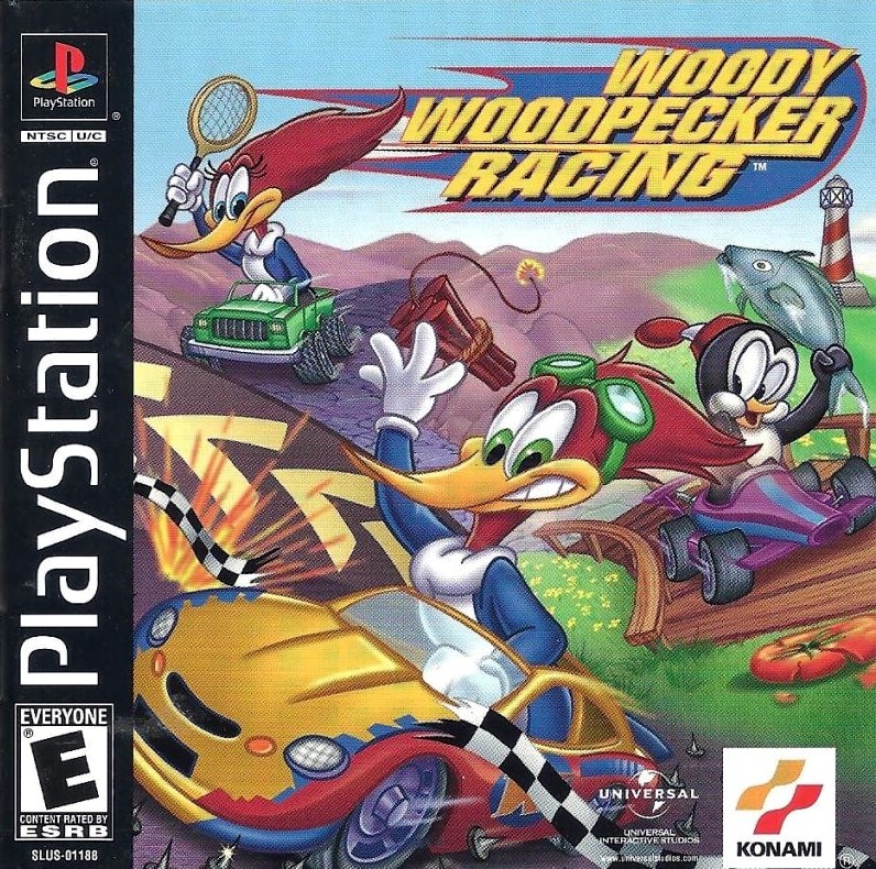 Capa do jogo Woody Woodpecker Racing