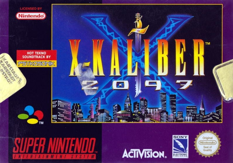Capa do jogo X-Kaliber 2097