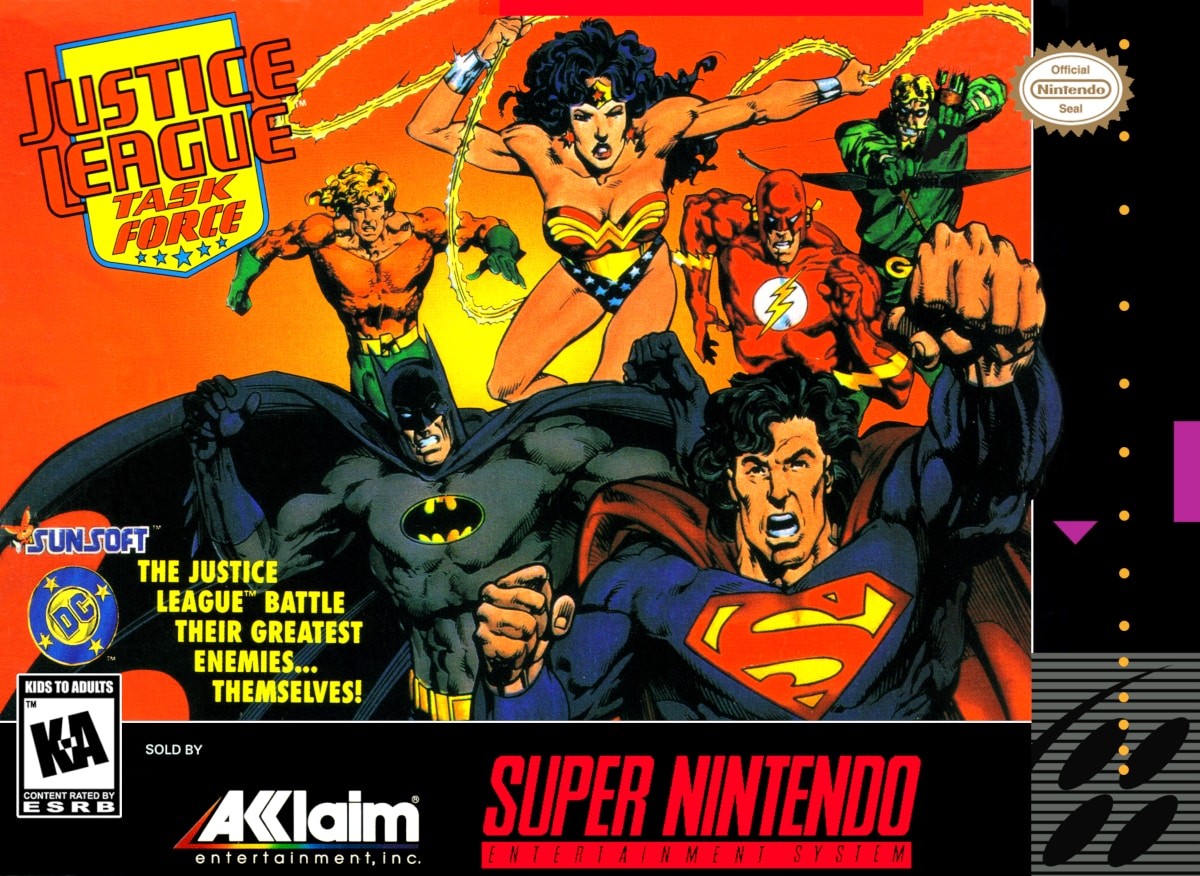 Capa do jogo Justice League: Task Force