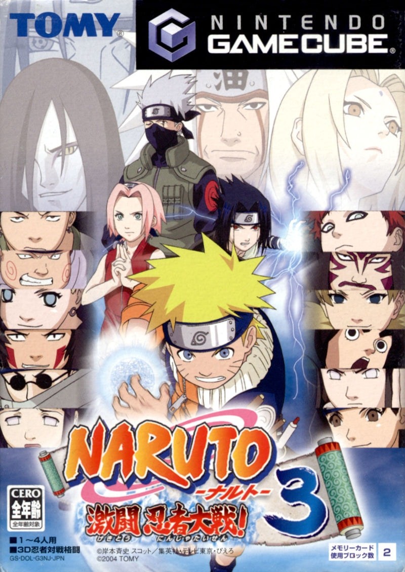 Capa do jogo Naruto Gekitô Ninja Taisen! 3