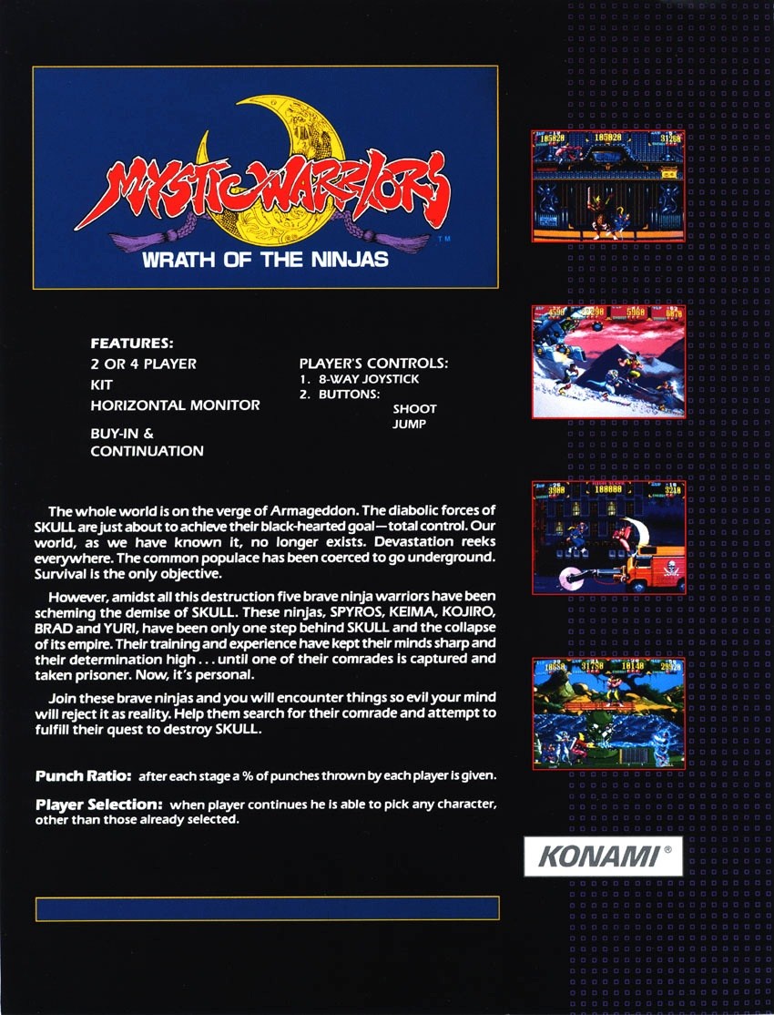 Capa do jogo Mystic Warriors