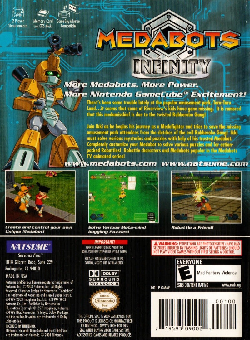 Capa do jogo Medabots: Infinity