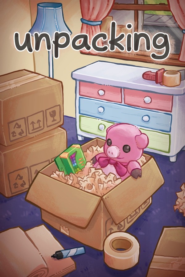 Capa do jogo Unpacking