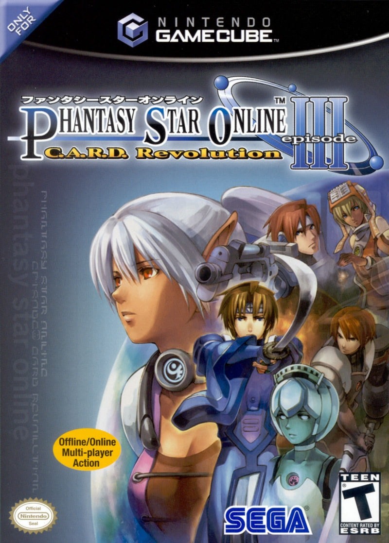 Capa do jogo Phantasy Star Online: Episode III - C.A.R.D. Revolution