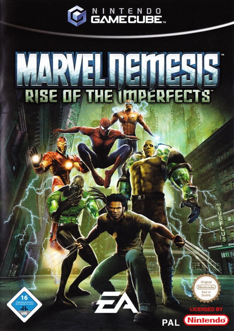 Capa do jogo Marvel Nemesis: Rise of the Imperfects