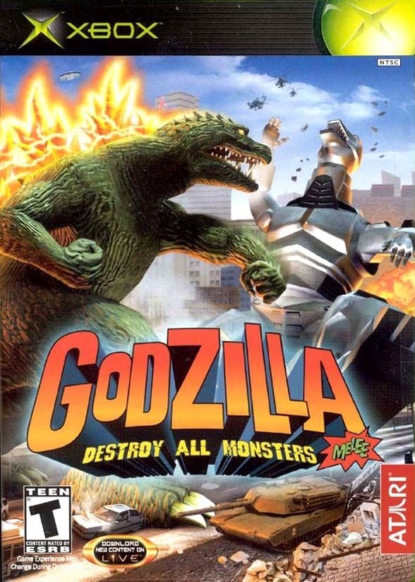 Capa do jogo Godzilla: Destroy All Monsters Melee