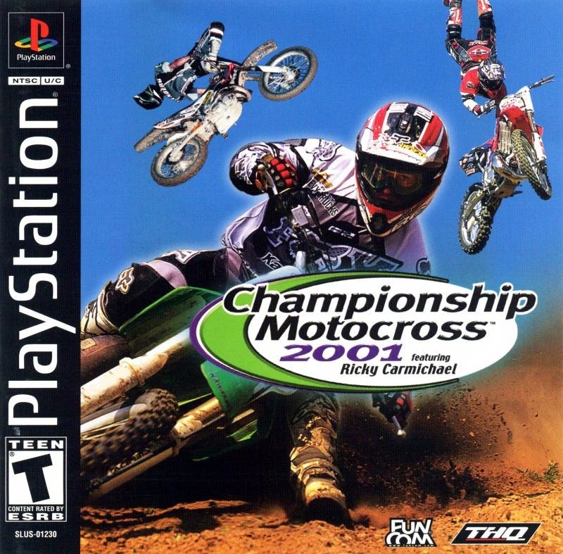Capa do jogo Championship Motocross 2001 Featuring Ricky Carmichael