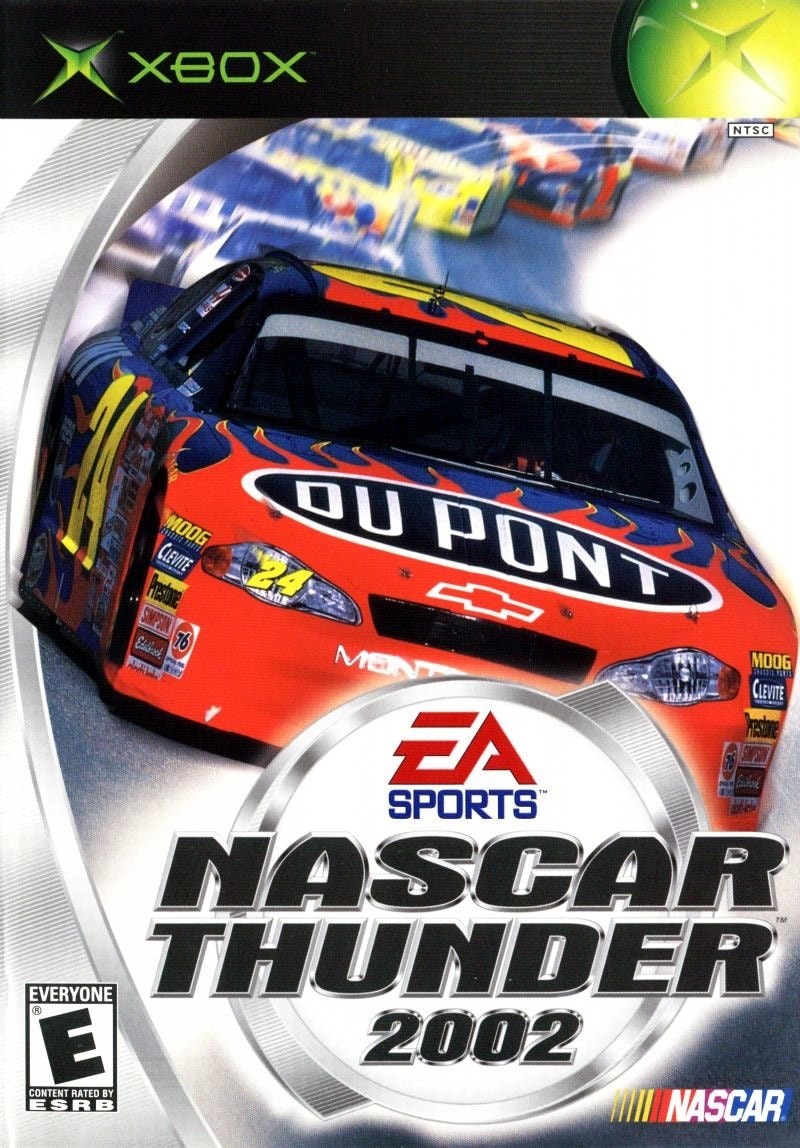 Capa do jogo NASCAR Thunder 2002