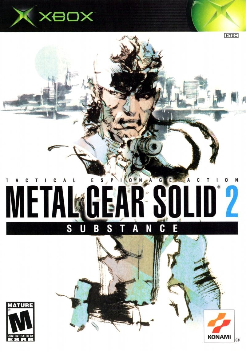 Capa do jogo Metal Gear Solid 2: Substance