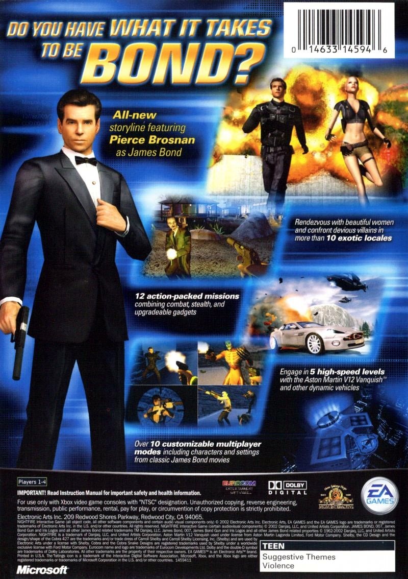 Capa do jogo 007: Nightfire