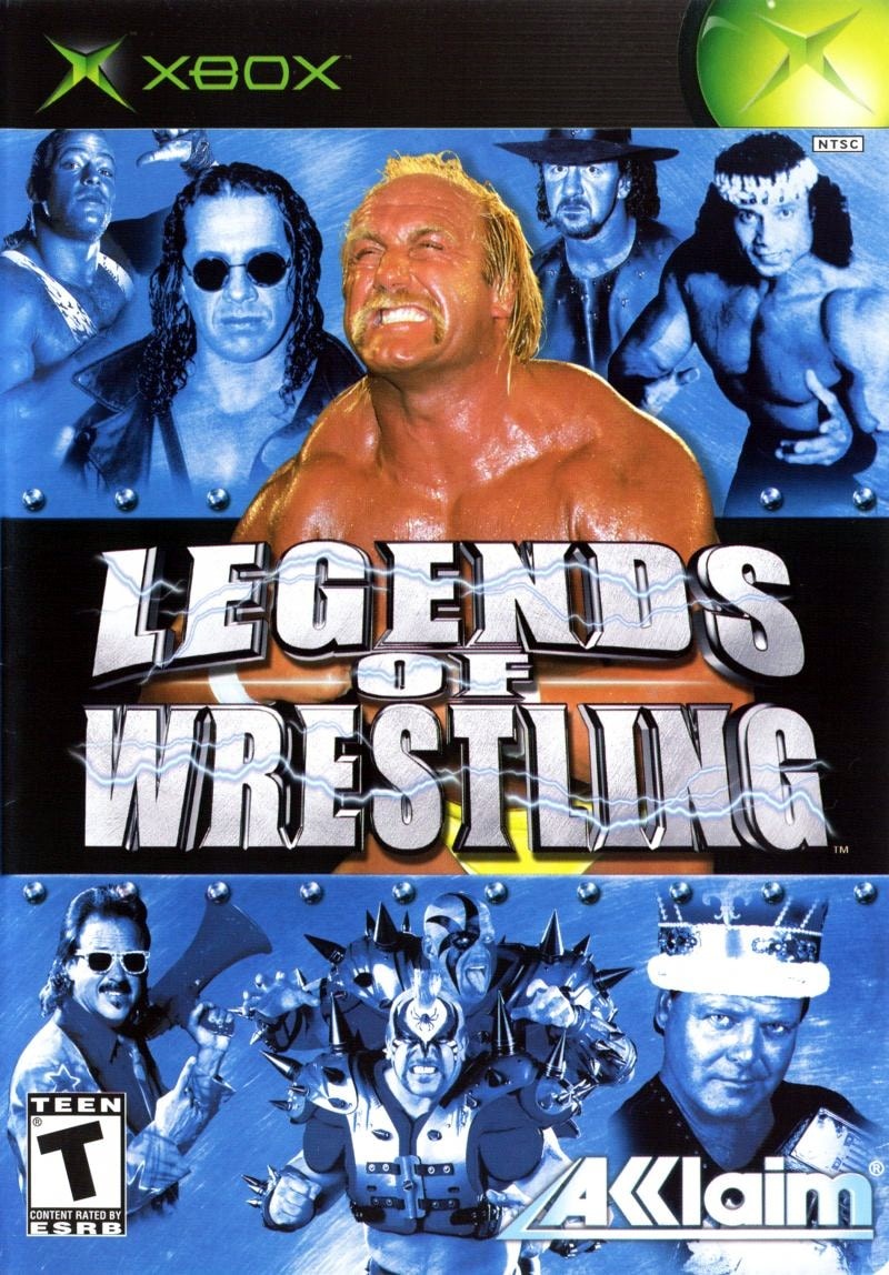 Capa do jogo Legends of Wrestling