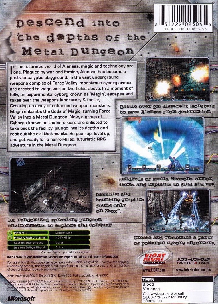 Capa do jogo Metal Dungeon