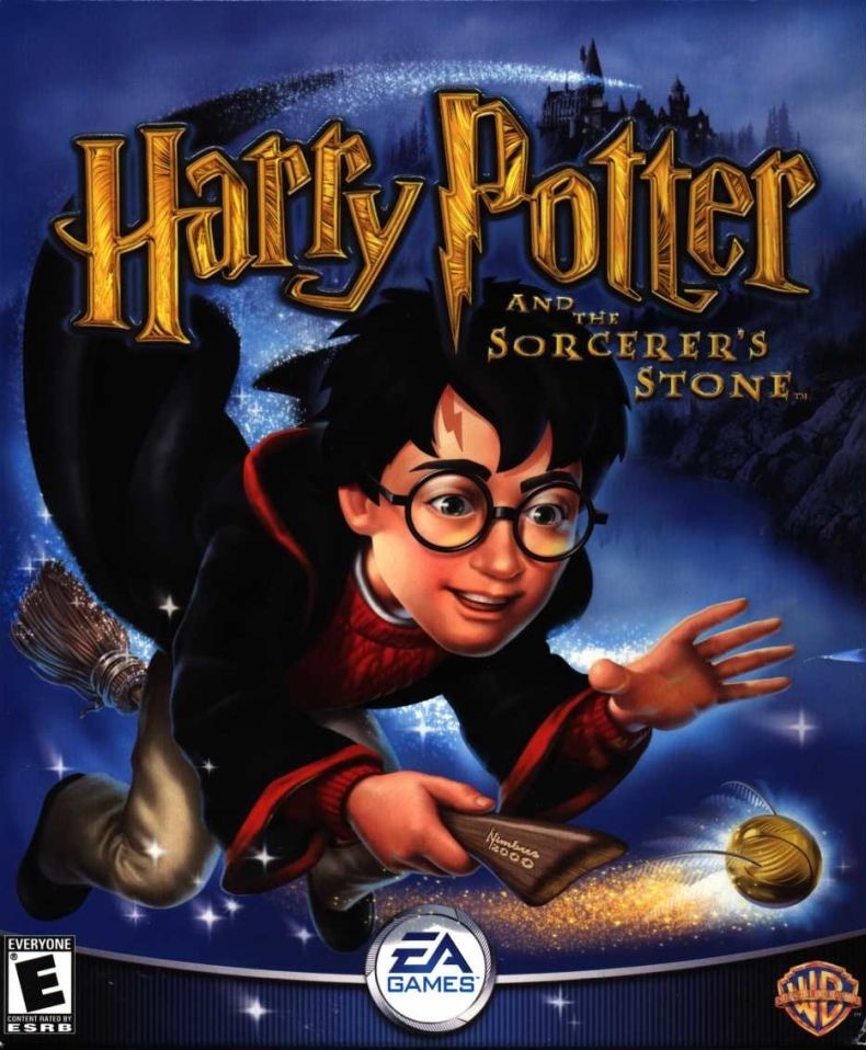 Capa do jogo Harry Potter e a Pedra Filosofal