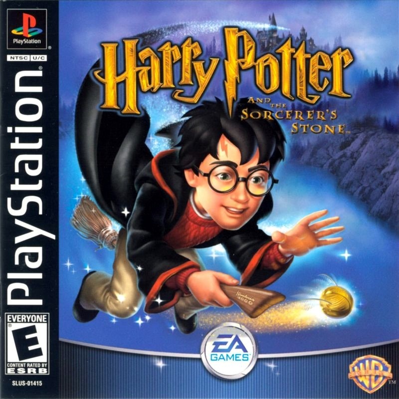 Capa do jogo Harry Potter e a Pedra Filosofal