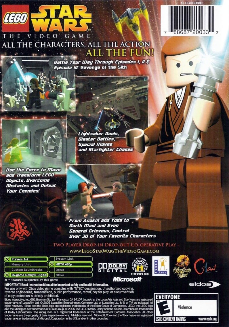 Capa do jogo LEGO Star Wars: The Video Game