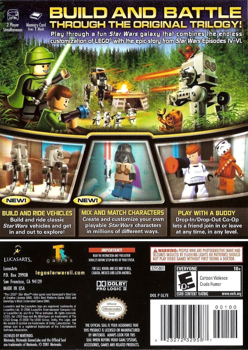 Capa do jogo LEGO Star Wars II: The Original Trilogy