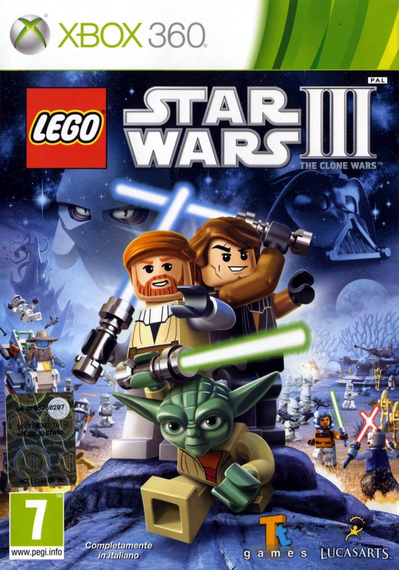Capa do jogo LEGO Star Wars III: The Clone Wars