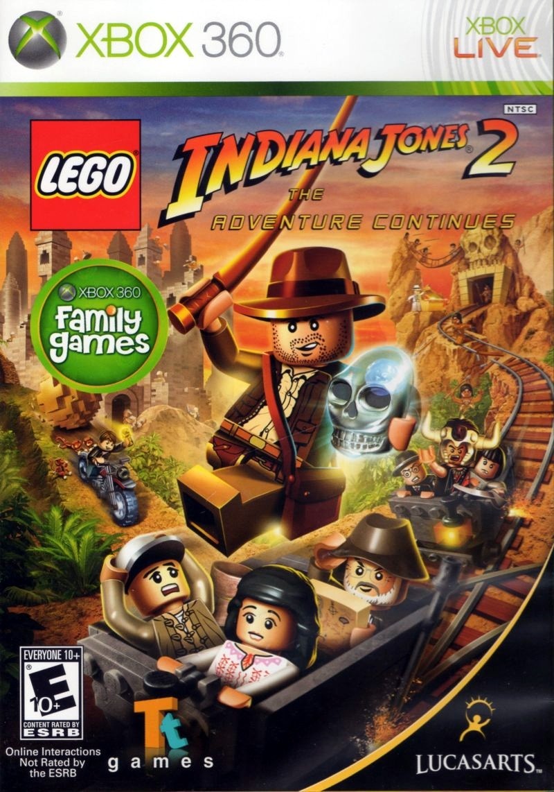 Capa do jogo LEGO Indiana Jones 2: The Adventure Continues
