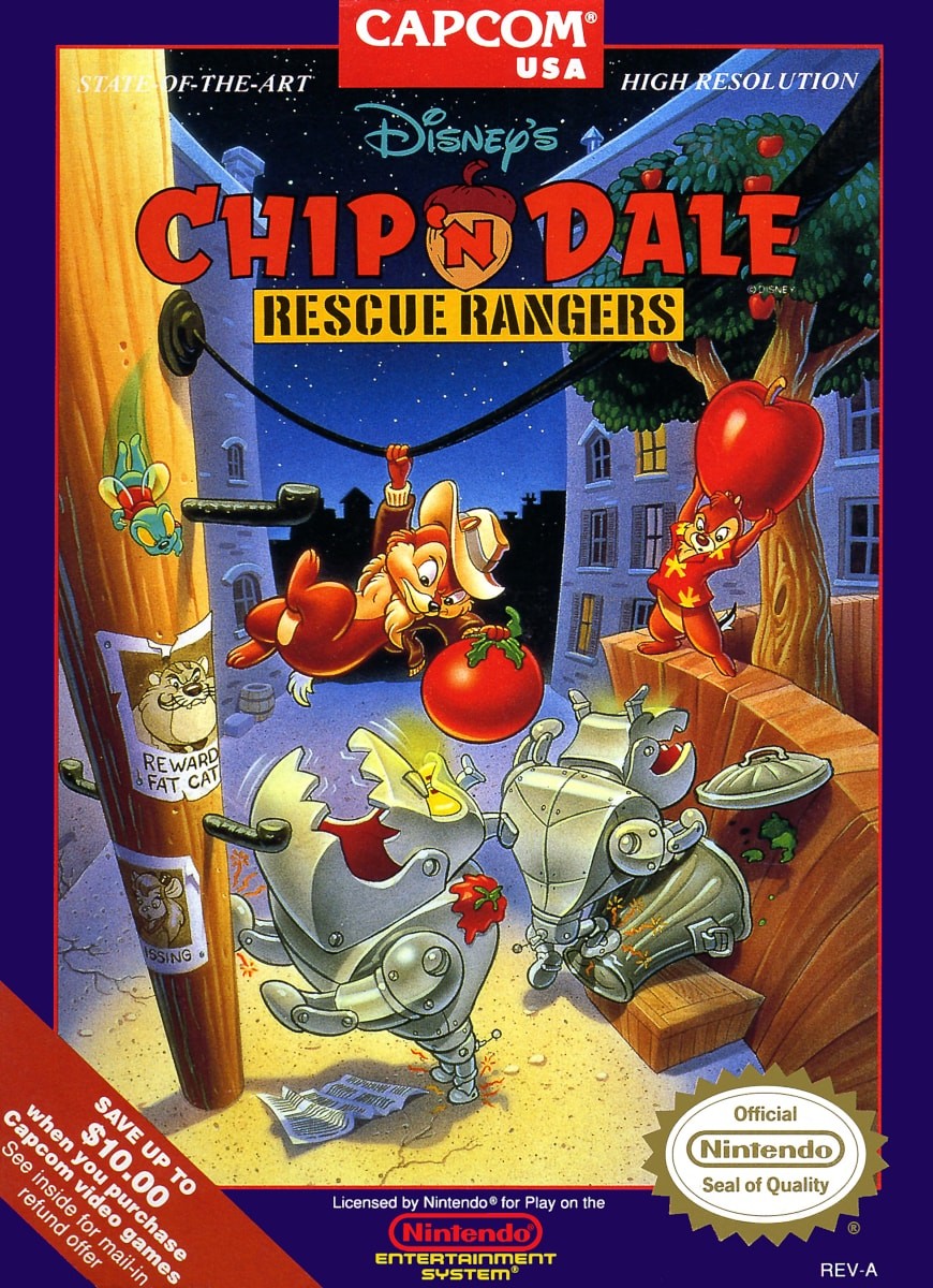 Capa do jogo Chip N Dale: Rescue Rangers