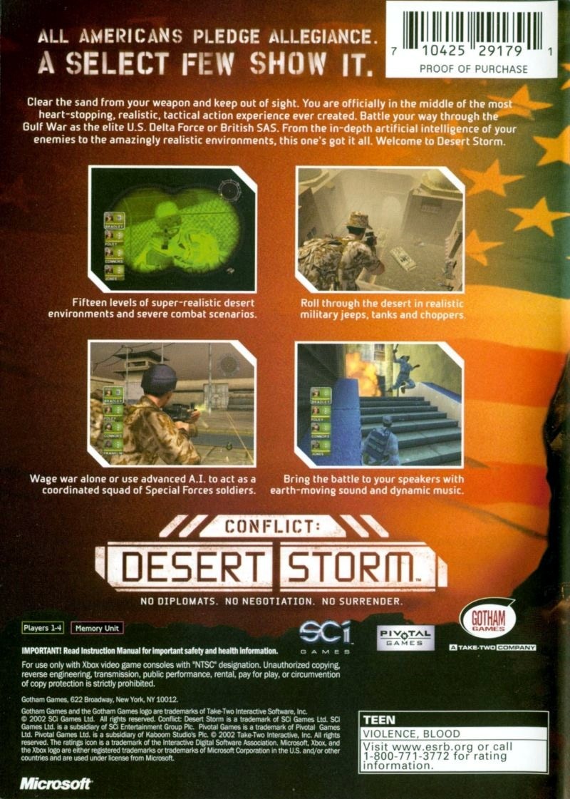 Capa do jogo Conflict: Desert Storm
