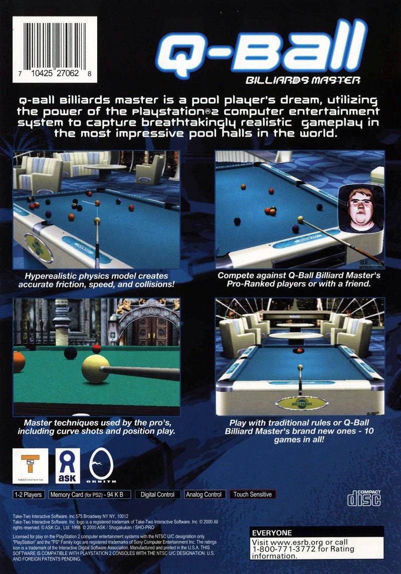 Capa do jogo Q-Ball Billiards Master