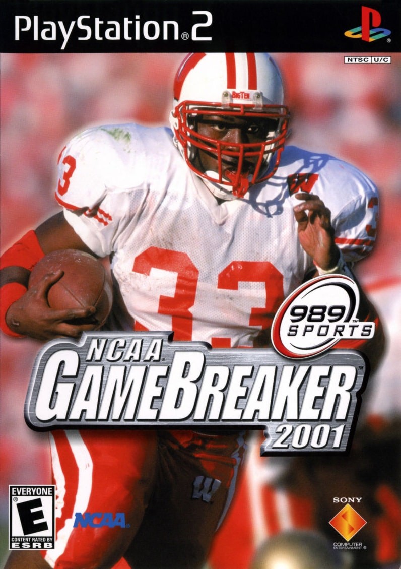 Capa do jogo NCAA GameBreaker 2001