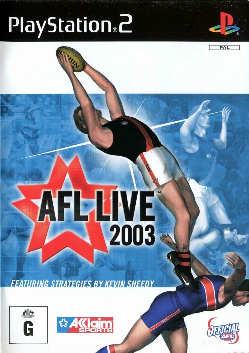 Capa do jogo AFL Live 2003