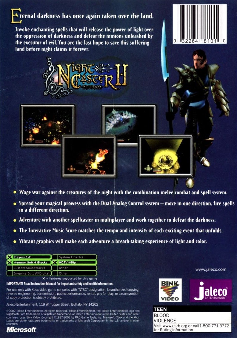 Capa do jogo Nightcaster II: Equinox