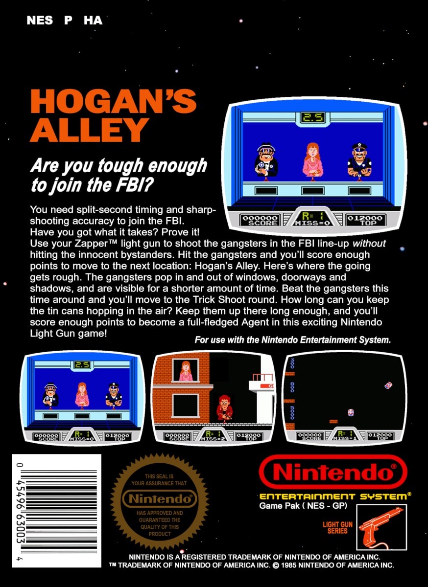 Capa do jogo Hogans Alley