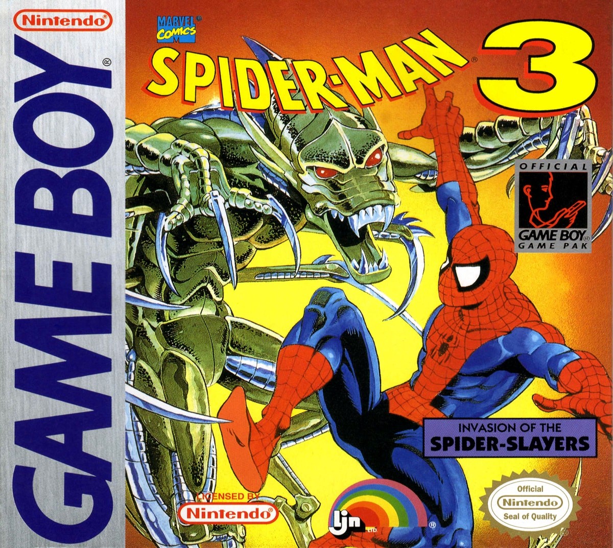 Capa do jogo Spider-Man 3: Invasion of the Spider-Slayers