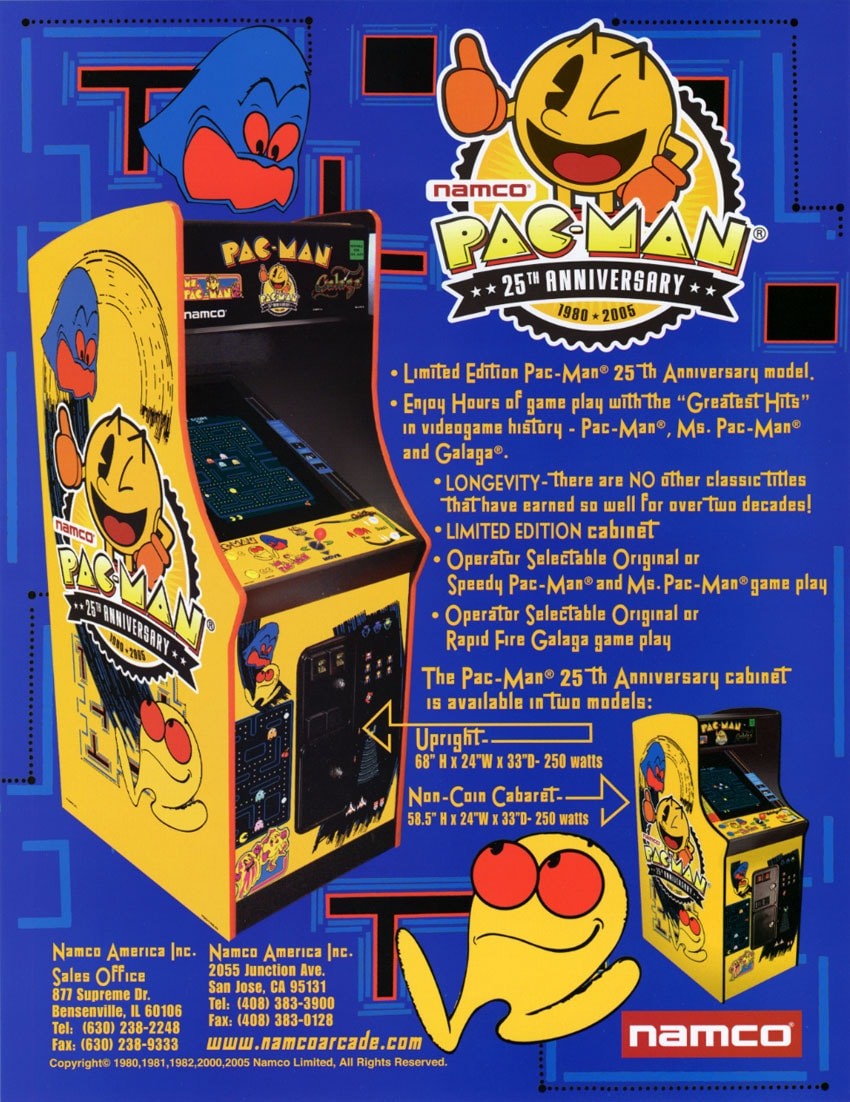 Capa do jogo Pac-Man: 25th Anniversary