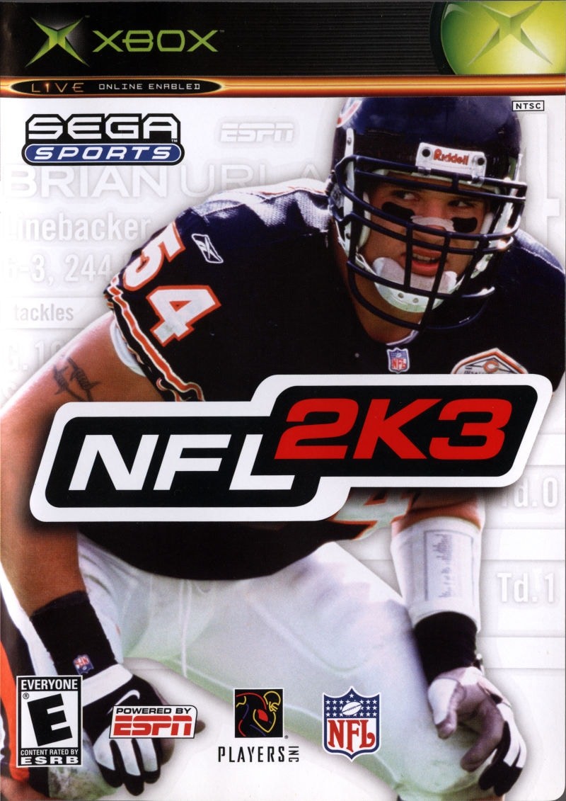 Capa do jogo NFL 2K3