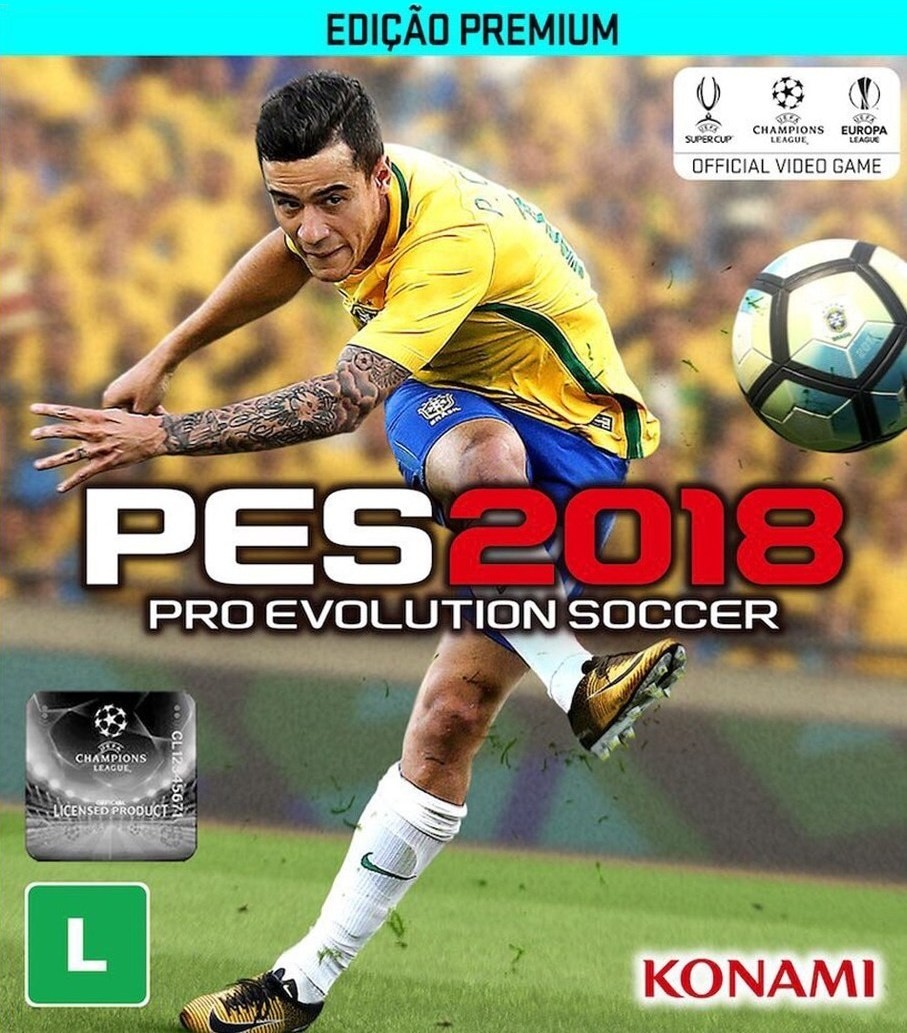 Capa do jogo Pro Evolution Soccer 2018