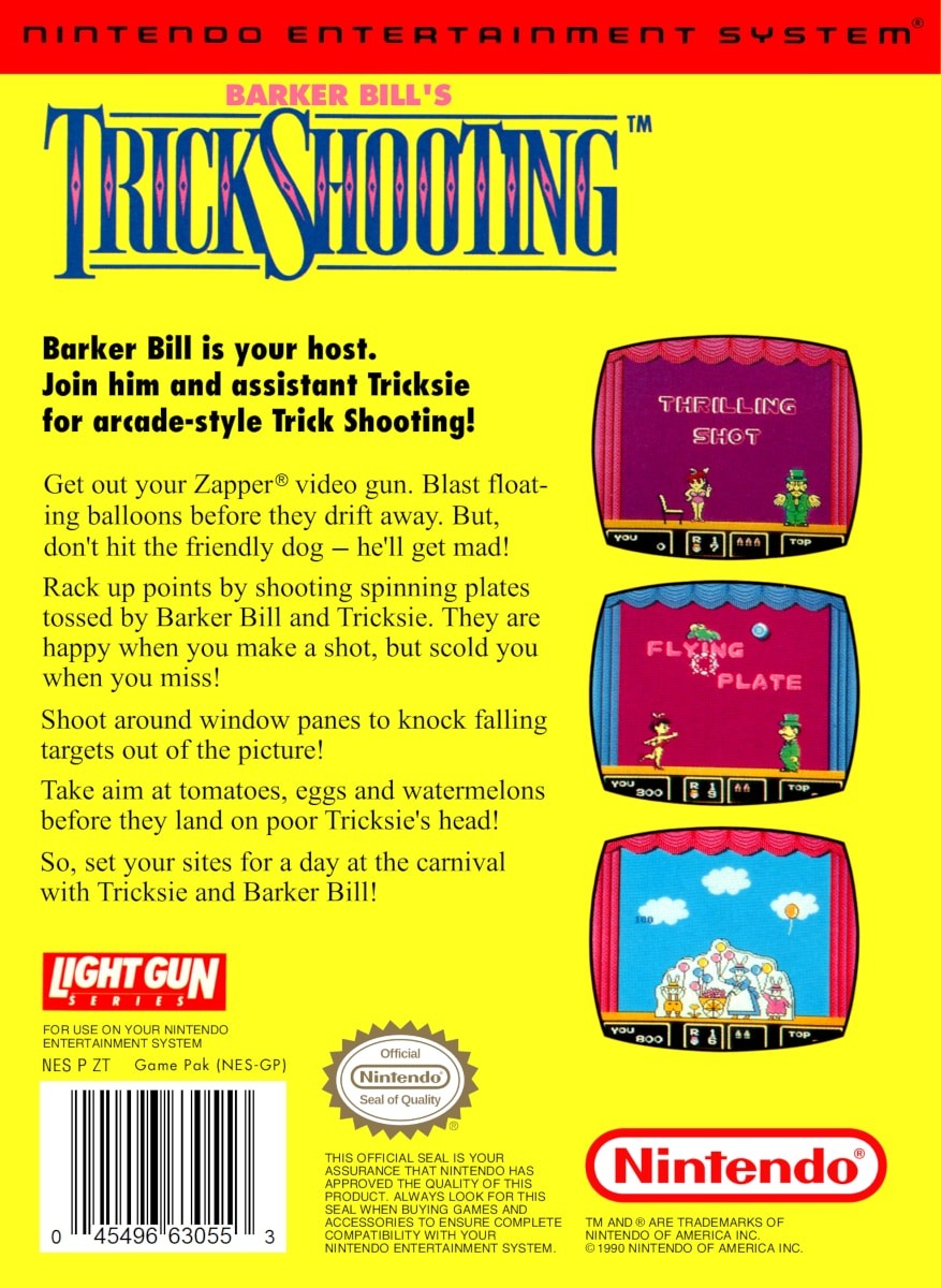Capa do jogo Barker Bills Trick Shooting
